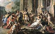 Francesco de mura Horatius Slaying His Sister after the Defeat of the Curiatii oil painting reproduction